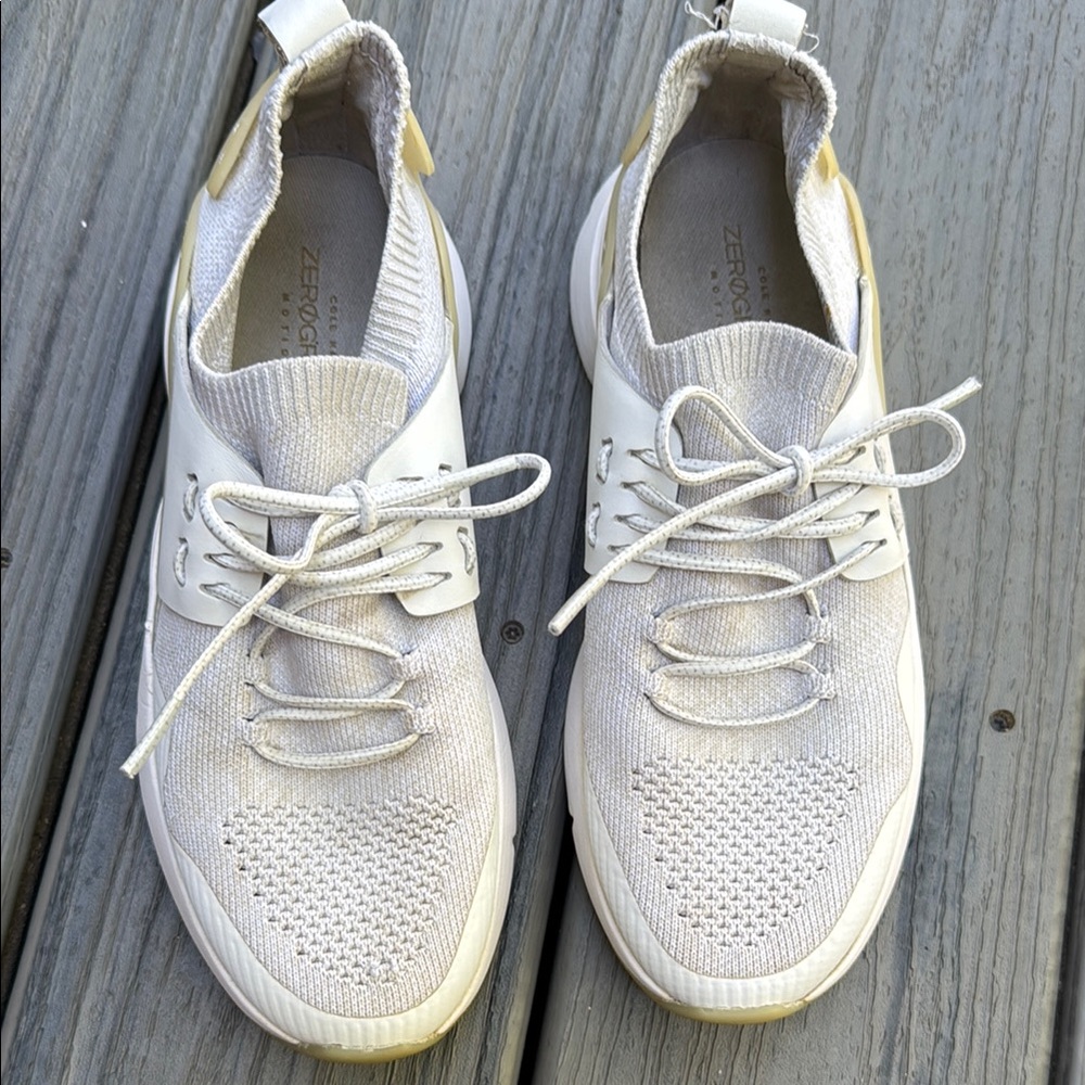 Cole Haan Zero Grand Motion white & beige 6.5 size